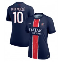 Paris Saint-Germain Ousmane Dembele #10 Domáci Ženy futbalový dres 2024-25 Krátky Rukáv